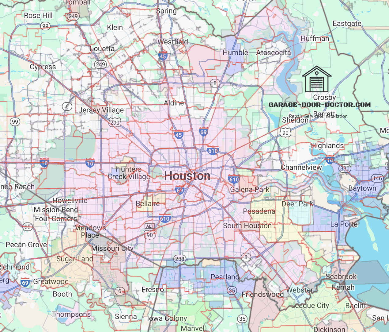 Houston-texas-metro-map